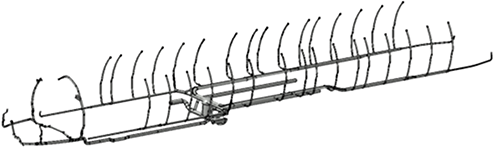Fig. 8 - Air distribution system CAD model – Architecture A